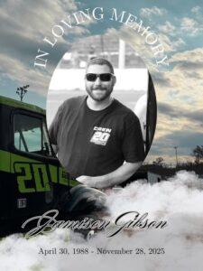Jamison Gibson Asheville, North Carolina Obituary: American Big Rig Racing President Has Died